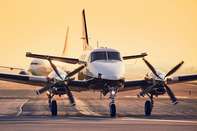 Airplane on runway